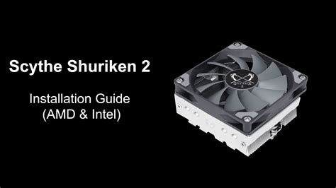 Scythe Shuriken 2 Installation Guide AMD Intel YouTube