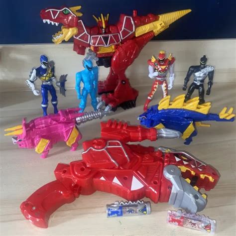 POWER RANGERS DELUXE Dino Charge Megazord Figure Morpher Bundle 44