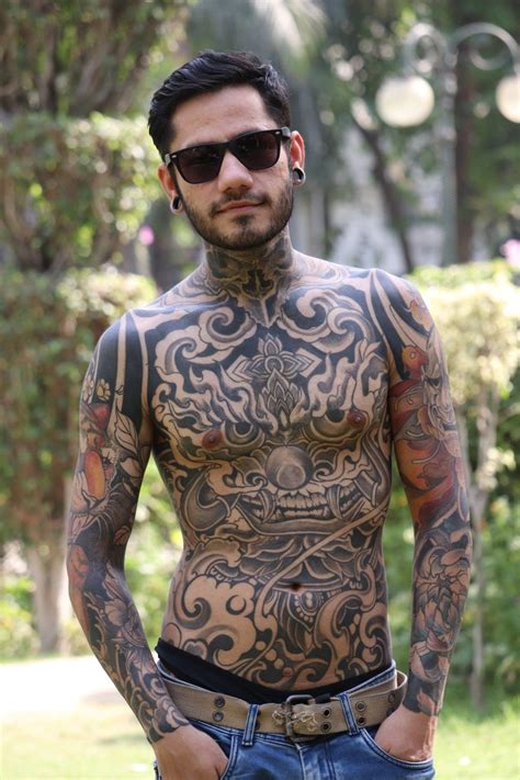 Full body tattoo In India | Body suit tattoo, Full body tattoo, Body ...