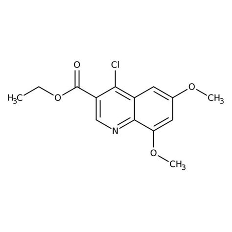 4 Cloro 6 8 Dimetoxiquinolina 3 Carboxilato De Etilo 97 Thermo