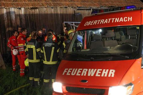 Fünf Feuerwehren bei Wohnhausbrand in Taufkirchen an der Trattnach im