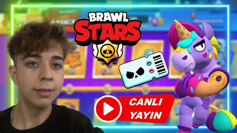 BRAWL STARS CANLI YAYIN SİZLERLE BERABER KUPA KASIYORUZ YouTube