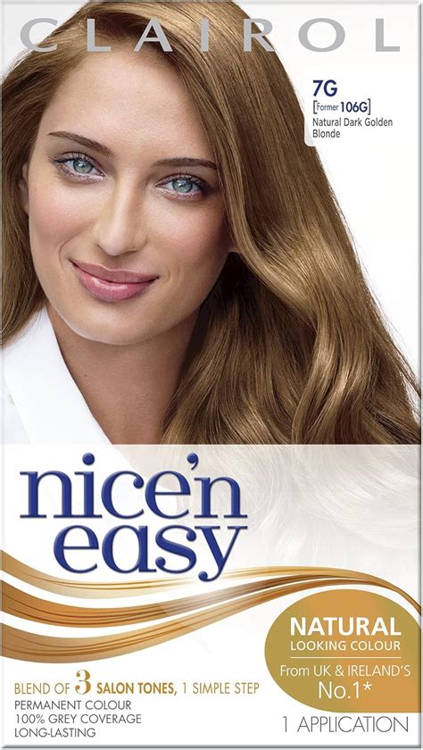 Clairol Nice N Easy Permanent Hair Dye G G Natural Dark Golden