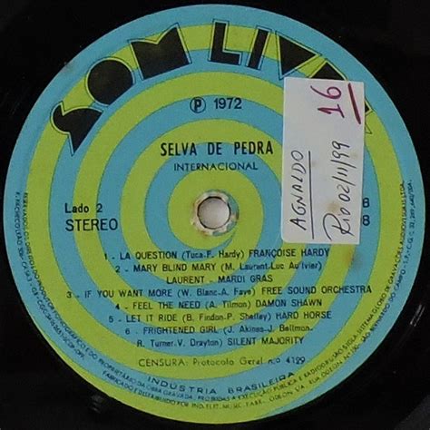 Lp Trilha Sonora Novela Selva De Pedra Internacional 1972