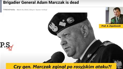 Czy gen Marczak zginął po rosyjskim ataku Czym jest rakieta