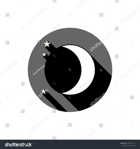 Moon Phase Logo Design Vector Stock Vector Royalty Free 1538327561