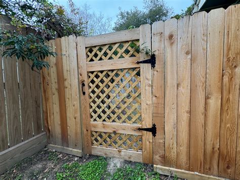 Custom Gate And Fence Repair Traditional Garden Houston By Enkis