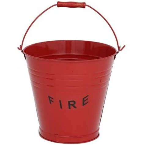 Iron Galvanized Fire Bucket Size 9 Lte Capacity 9 Liter At ₹ 199 In