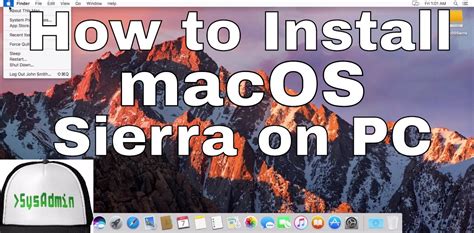 How To Install Macos Sierra On Pc Using Vmware Tutorial Sysadmin