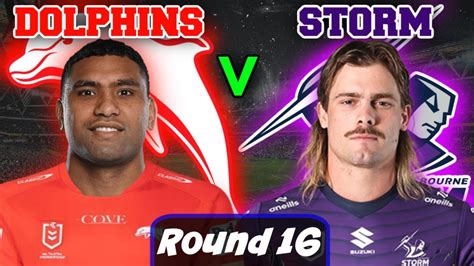 Redcliffe Dolphins Vs Melbourne Storm Nrl Round 16 Live Stream