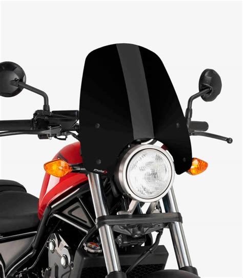 Cúpula Puig Honda CMX 500 Rebel Naked New Generation Touring Negro 9462N