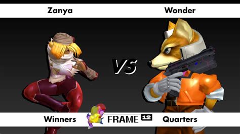 Frame Melee Singles Zanya Vs Wonder Winners Quarters Youtube