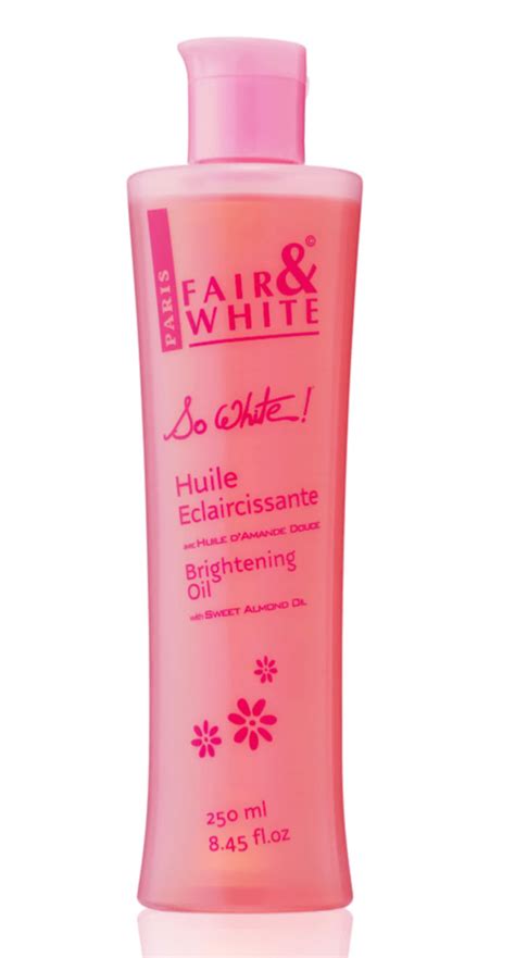 Fair And White So White Brightening Oil Afro World