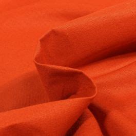 Tissu Coton Uni Terracotta Par Cm