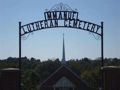 Immanuel Lutheran Cemetery In Washington Missouri Find A Grave Cemetery