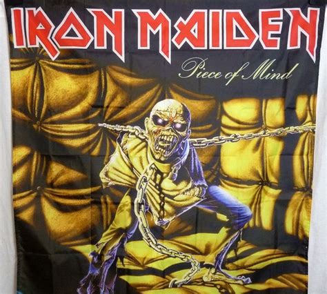 Iron Maiden Piece Of Mind HUGE 4X4 Banner Poster Tapestry EBay Iron