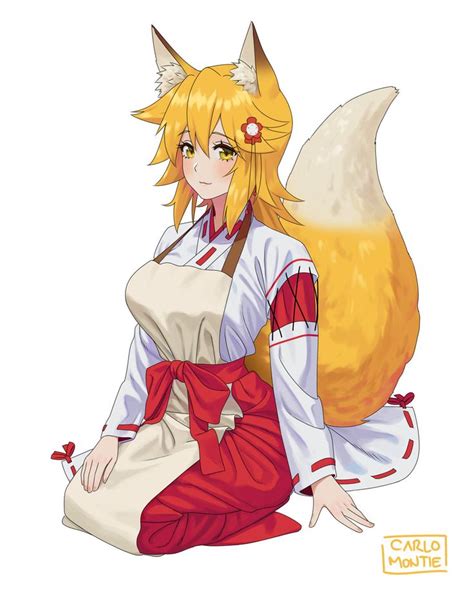 Senko Nee By Carlo Montie The Helpful Fox Senko San Cute Neko Girl