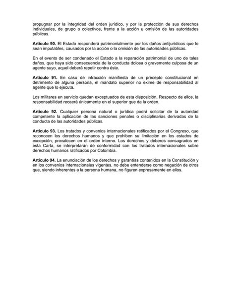 Constitución Política De Colombia Pdf