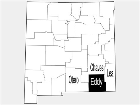 Eddy County, NM - Geographic Facts & Maps - MapSof.net