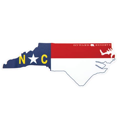 North Carolina State Flag Decal – Onward Reserve