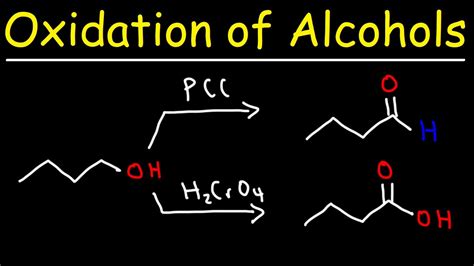 Oxidation Of Alcohols YouTube