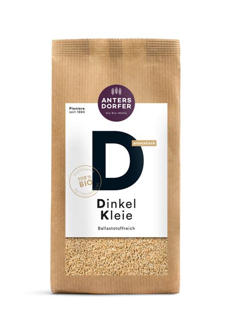 Antersdorfer Mühle Dinkelkleie bio 250g naturPur Shop