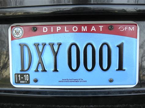 Diplomatic License Plate Flickr Photo Sharing