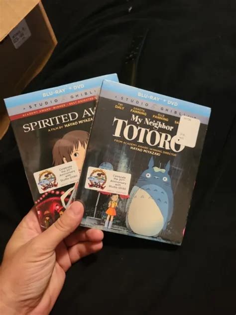 Spirited Away My Neighbor Totoro Studio Ghibli Blu Ray Lot Eur