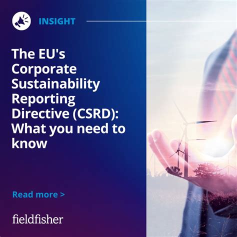 The Eu S Corporate Sustainability Reporting Directive Csrd What You