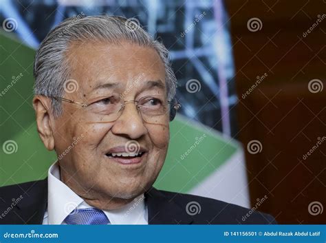 Malaysia Prime Minister Mahathir Mohamad Editorial Photo - Image of ...