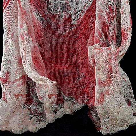 Bloody Gauze Table Cloth Cover Fake Blood Halloween Horror Zombie Party