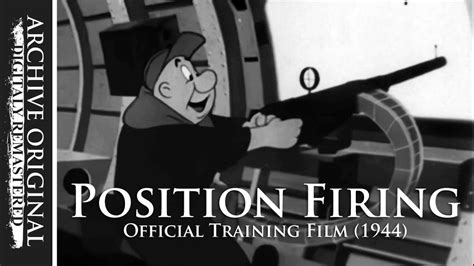 Position Firing B 17 Gunner Training Film 1944 YouTube