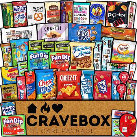 Cravebox Snacks Variety Pack For Adults Snack Box Back To