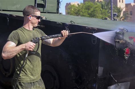 Dvids Images Meu Marines Conduct Gear Equipment Wash Down In