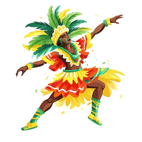 El Hombre Baila La Ilustraci N Del Carnaval Brasile O Png Hombre