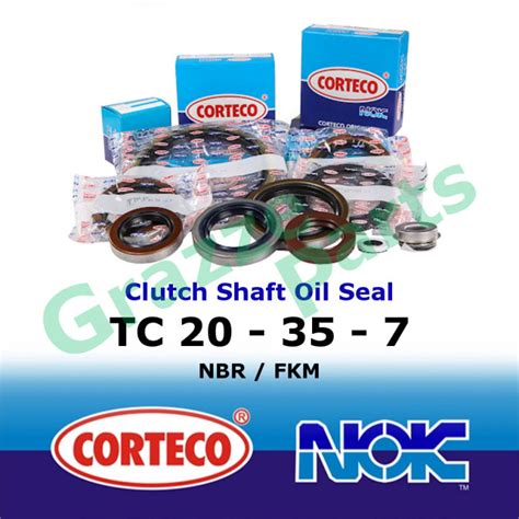 Nok Corteco Clutch Shaft Oil Seal For Perodua Kancil Daihatsu