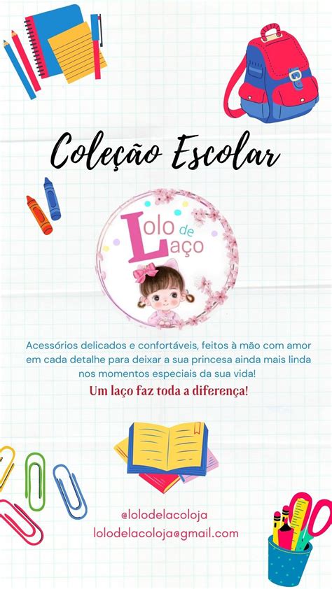 Catálogo Coleção Escolar Canvas Design Your story