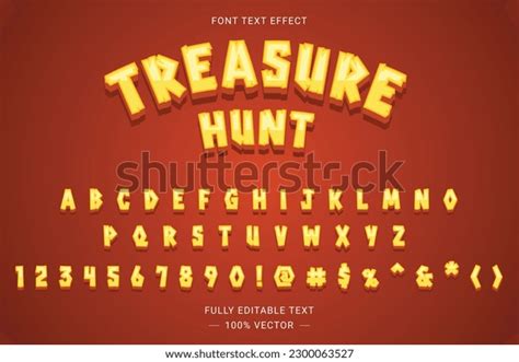 59 Treasure Hunt Font 图片、库存照片、3d 物体和矢量图 Shutterstock