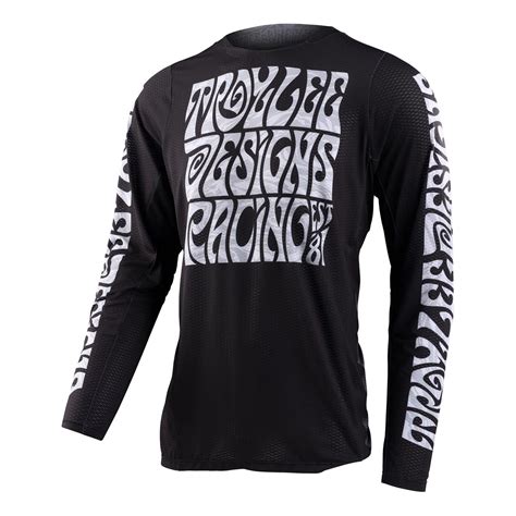 Troy Lee Designs MX Jersey GP Pro Air Manic Monday Black Maciag Offroad