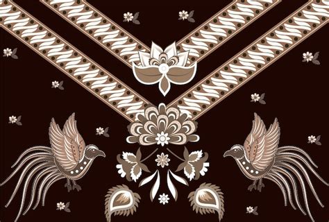 Premium Vector Traditional Batik Pattern From Indonesia Vector