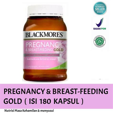 Jual Blackmores Pregnancy Breastfeeding Gold Isi Shopee Indonesia