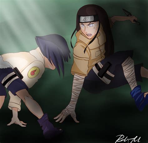 Hinata and Neji by VioZeroART on DeviantArt