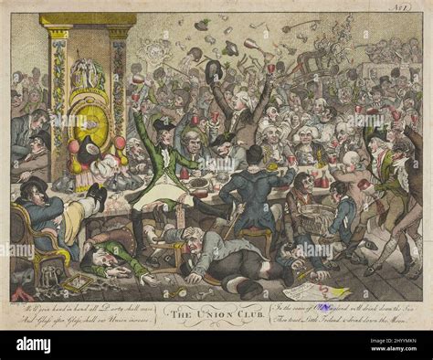 The Union Club After James Gillray England London 1757 1815