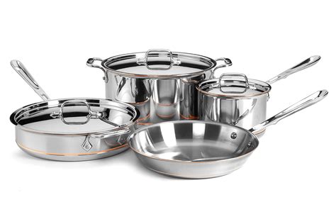 All-Clad Copper-Core 7pc Cookware Set 8400000007 | MetroKitchen