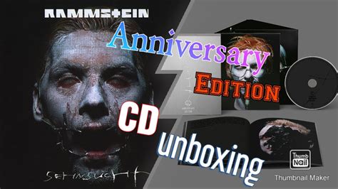 Rammstein Sehnsucht 25th Anniversary Edition 2023 CD Unboxing YouTube