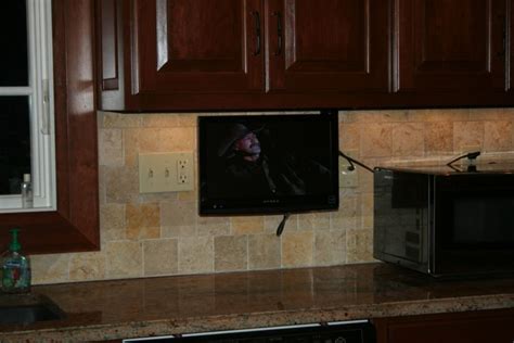 Kitchen Tv Under Cabinet Mount - Kitchen Ideas Style