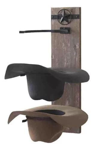 Ryker Ranch Sombrero De Vaquero Estante Para Pared Percher Meses