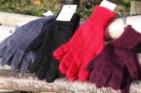 Gants Mohair Et Soie La Ferme Sous Les Hiez