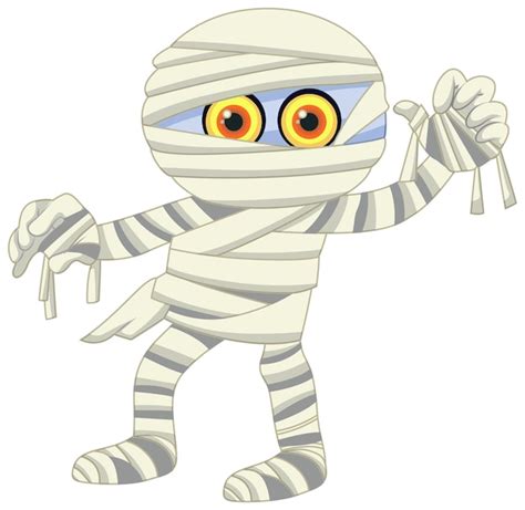 Premium Vector Mummy Kid Cartoon Character