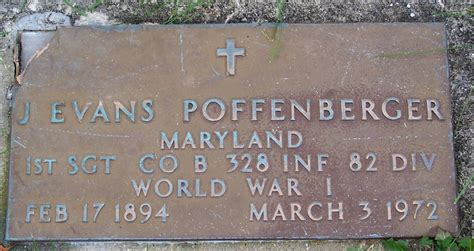 Jacob Evans Poffenberger Find A Grave Memorial